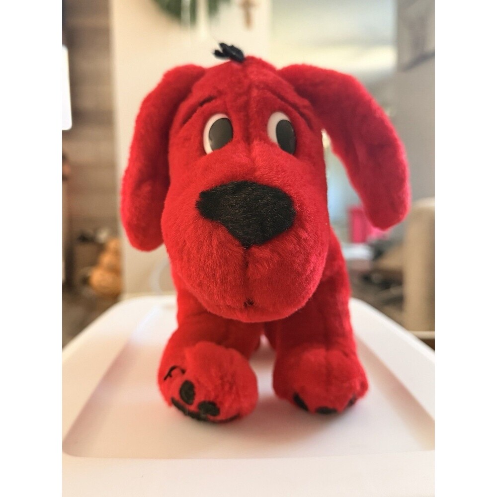 Vintage Clifford The Big Red Dog Plush 2000 Scholastic Stuffed Animal 11” Toy